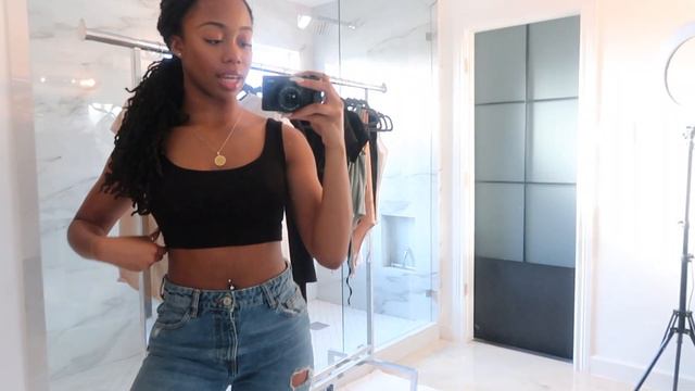 $300 PRETTYLITTLETHING + MISSGUIDED TRY ON HAUL | ESSENTIAL BASICS | SUMMER HAUL смотреть онлайн