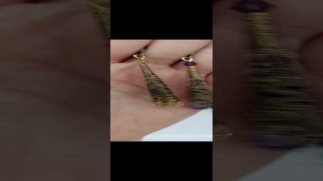 серьги готические