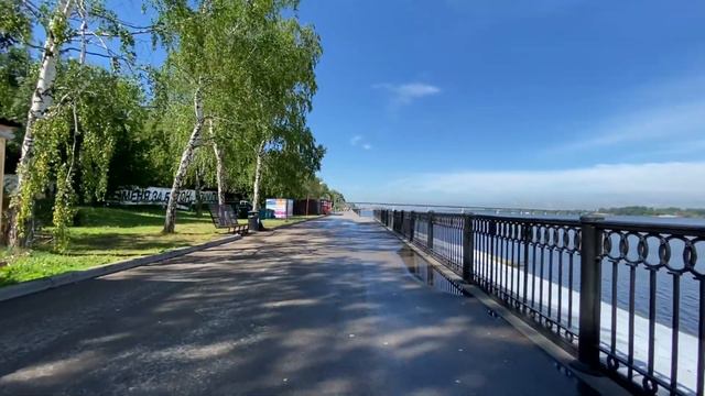 Vòng quanh bến "Perm 1" tại Thành phố Perm / Прогулка по набережной Камы, город Пермь