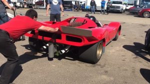 FERRARI 512 S SPYDER, 1970 CAN-AM, EDMONTON start up