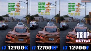 INTEL i7 12700F vs INTEL i7 12700KF INTEL i7 12700K || PC GAMES BENCHMARK TEST ||