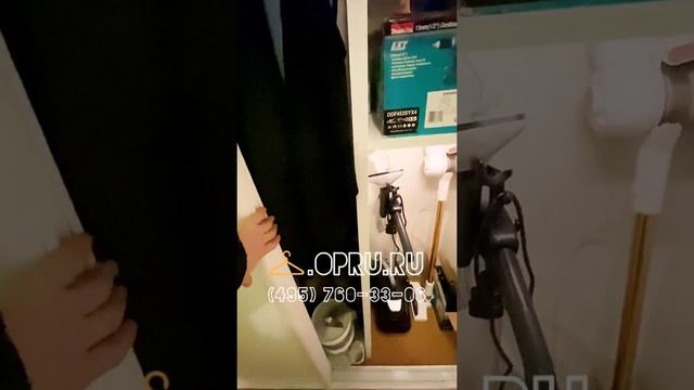 Раздвижные двери - купе под натяжной потолок, для встроенного шкафа в нише, на заказ в свой размер.