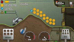 Hill Climb Racing: Moonlander on Nuclear Plant 23.5k