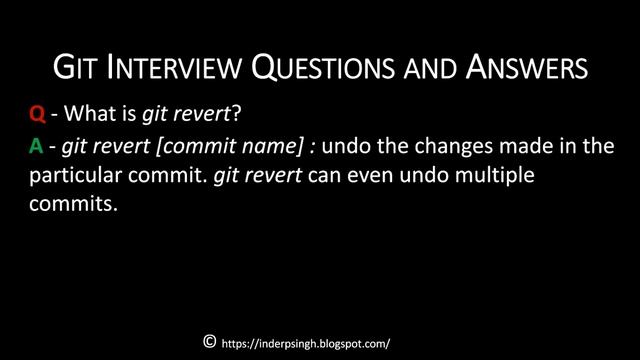 Git Interview Questions for Devops Engineer, Selenium Testers | Git Interview Questions and Answers
