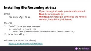 Tooling Series: Git | ACM Hack