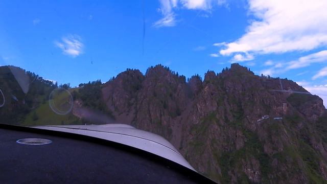 Полет на самолете из  Усть-Кокса в Барантал. Алтай. смотреть онлайн