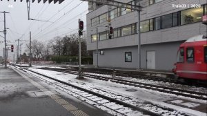 RhB | Regional Swiss Trains | Landquart | RE | Ge 4/4 II 623 - Glacier Express | ABe 4/16 Allegra