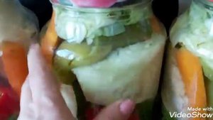 Овощное ассорти,Мариную на зиму.Очень простой рецепт.