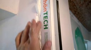 ПВХ перегородка и дверь Schontech. Монтаж