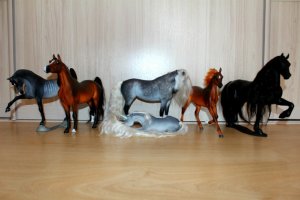 АРАБСКИЕ ЛОШАДИ,ФРИЗ,ЕДИНОРОГ!ARABIAN HORSES,FRIESIAN, UNICORN-Распаковка БРЕЕР/БРЕЙЕР/BREYER/HORSES