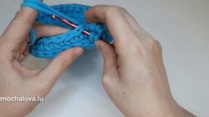 ✨Супер узор для трикотажной пряжи. Корзинка из трикотажной пряжи крючком
