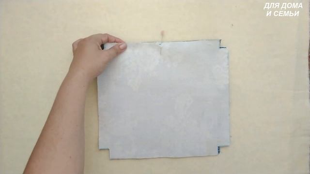 Как сшить маленькую сумочку (косметичку) с карманом на молнии своими руками из ткани
