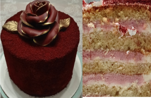 ТОРТ МАЛИНОВАЯ СТЕНА