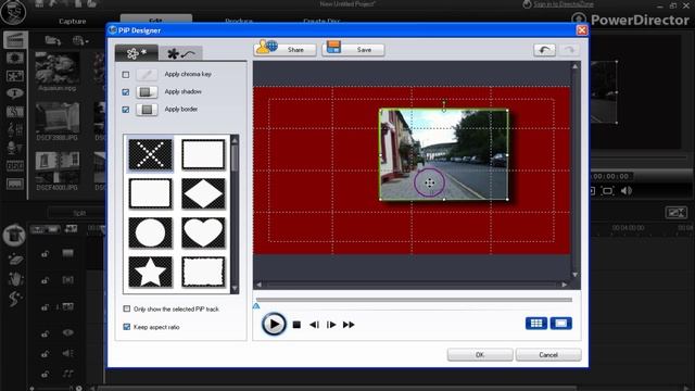 CyberLink PowerDirector 7 - PiP Designer смотреть онлайн