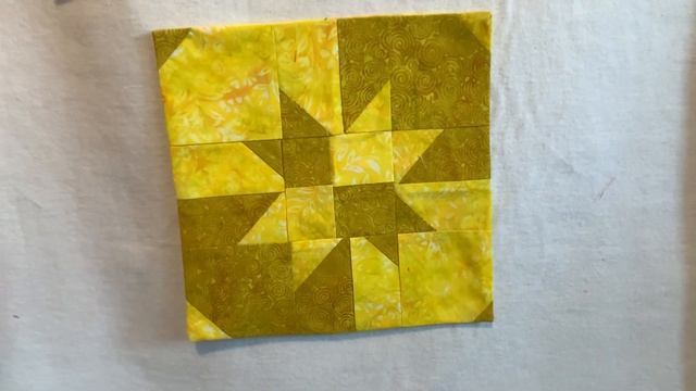Baby Batik Project Complete Disappearing 4 patch