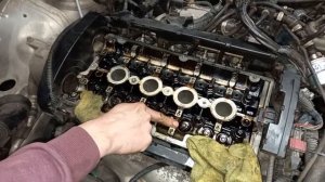 Opel Astra twinport замена сальников клапанов.