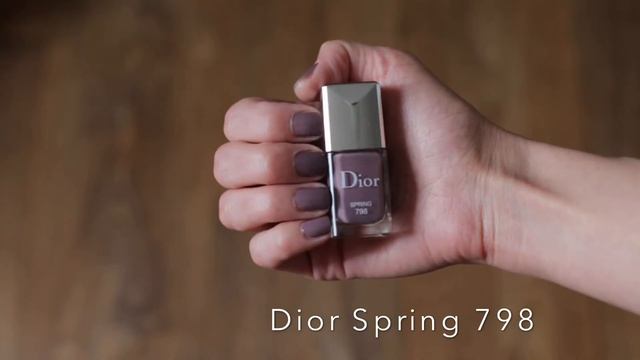 Dior Spring 798 nail polish swatch | Makeup tutorials