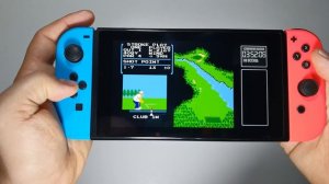 Arcade Archives GOLF Nintendo Switch handheld gameplay