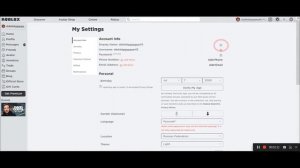 Как изменять свой ник и пароль если вас взломали в роблокс