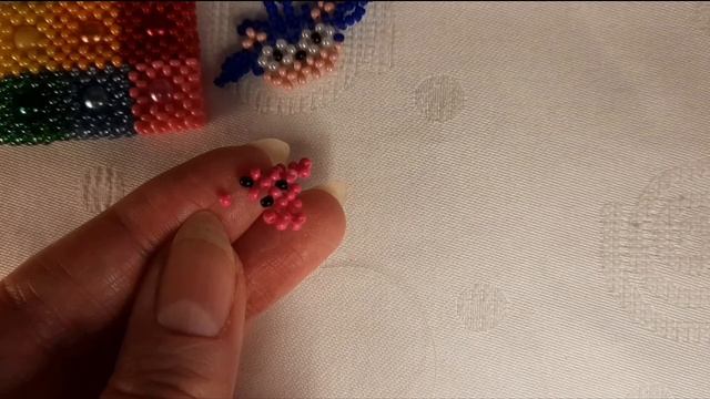 Beaded Bear?. Кольцо МИШКА из бисера. Beaded Ring BEAR?.  #DIY #jelljewellery