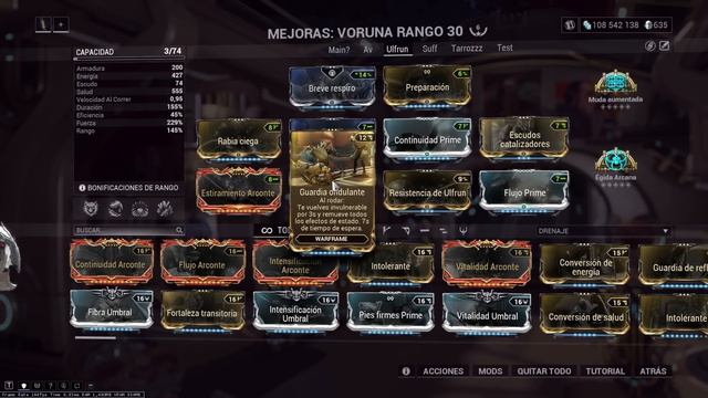 Warframe | VORUNA, Ahora Es una Warframe PERFECTA #tennocreate смотреть онлайн