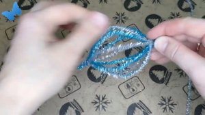 Ёлочные игрушки из синельной проволоки | Поделки из синельной проволоки | Of chenille wire