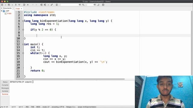 Binary Exponentiation || Fast Power || O(logn) || Very Important For Competitive Programming