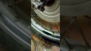 Как удалить ржавчину на колесе от ижа 100% способ