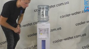 Видео-обзор Кулера для воды HotFrost V118E с нагревом и электронным охлаждением в офис Cooler-Water