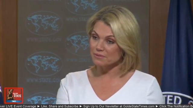 EXTREMELY Rude Reporter gets Heather Nauert ANGRY: LET ME FINISH!! смотреть онлайн