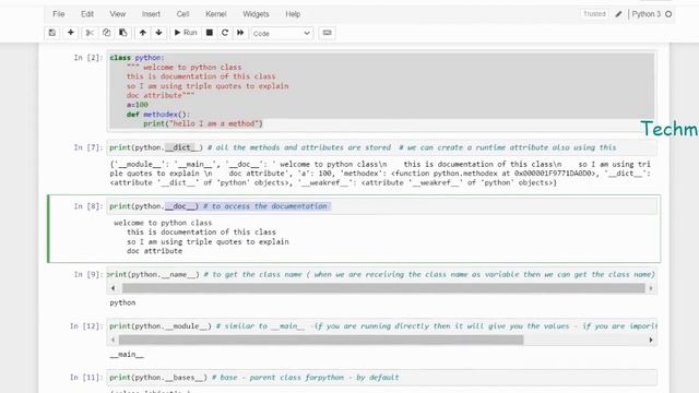 Built in Attributes in Python with Example | Python for beginners | Techmaima - in Tamil