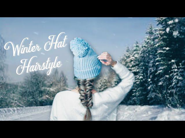 ПРИЧЁСКА ПОД ШАПКУ☃️ ОБЪЕМНАЯ КОСА БЕЗ ПЛЕТЕНИЯ! Amazing voluminous winter hat  braid tutorial