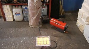 Отопление гаража / инфракрасным газовым обогревателем