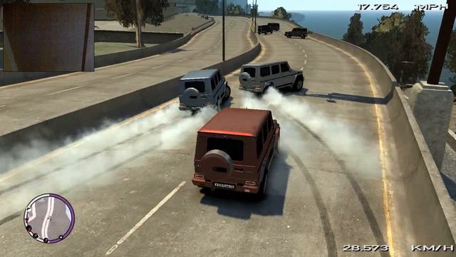 Mercedes-Benz G-class Gelandewagen AMG BRABUS Biturbo супер гелендваген может все и даже дрифт смотреть онлайн