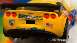 Disney CARS 2 Jeff Gorvette Race Car Diecast by Mattel Toys - Cars Toy Review Pixar Racer diecasts