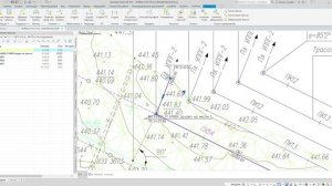 КТ Трасса Урок 1.2 Создание трассы по линии и блокам закреплений, находящимся вдоль трассы