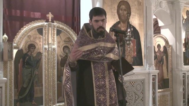 Проповедь отца Георгия о молитве по учению прп. Иоанна Лествичника (25.03.23)
