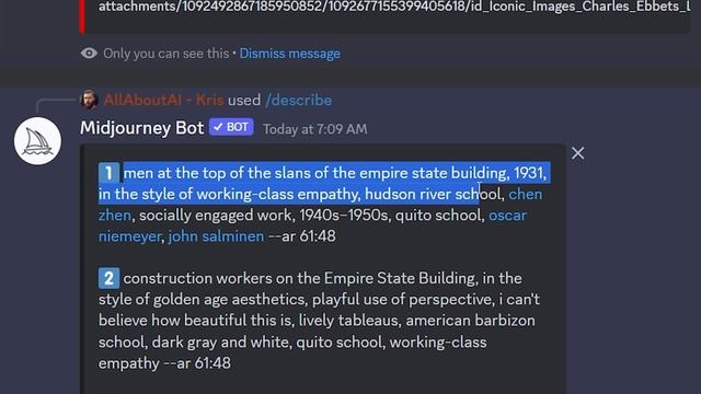 Midjourney Image to Text - NEW FEATURE - My First Impression смотреть онлайн