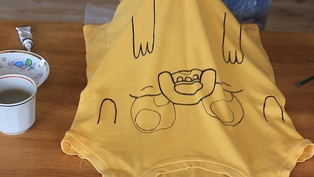 DIY: Рисуем пса Джейка на майке/Adventure time/ Jake the dog|Fosssaaa смотреть онлайн