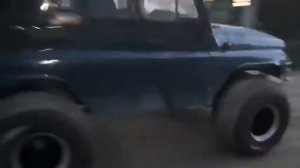 Дизельный УАЗ. Первый выезд на шинах низкого давления