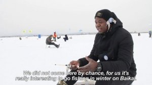 Ice-fishing lovers gather on planet's deepest lake, Baikal