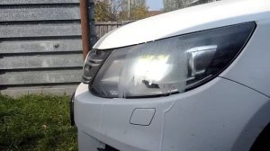 VW Tiguan: работа омывателя фар