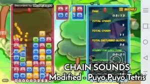 [Paya Paya] Original Sounds vs. Modded Sounds From Puyo Puyo Tetris (Puyo only)