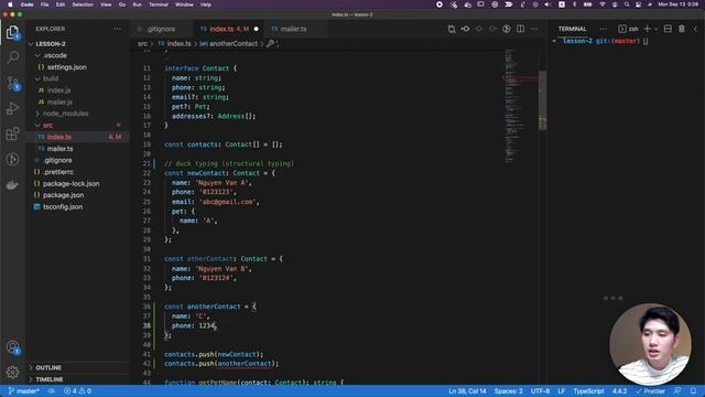 Bài 15 - Duck typing trong TypeScript