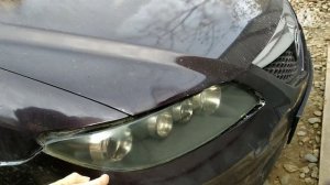Чистка мутных фар за 1 минуту от 100 рублей!!!Авто лайфхак Мутные фары