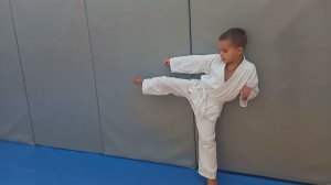 Удары ногой. Научить ребенка.