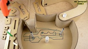 How to Make Fully Functional Lock from Cardboard (mr. hotglue's family)