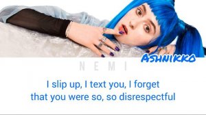 Ashnikko - Hi, It's Me (Color Coded Lyrics Eng)