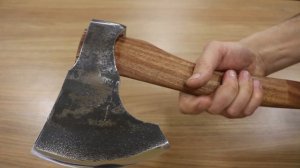 Топор "Дровосек 2" Сталь У8+ХВГ. Топорище дерево Сапеле.