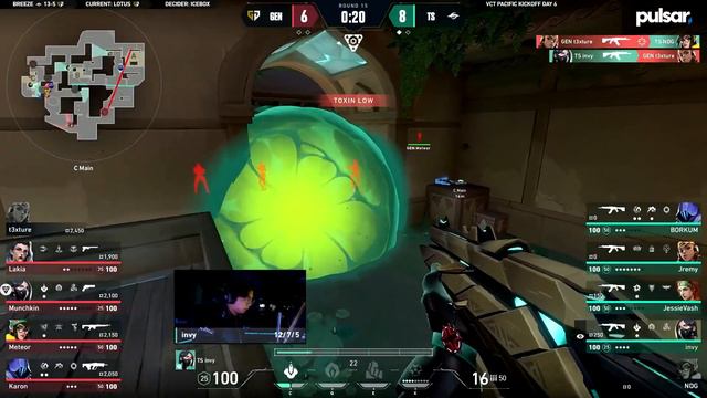 GEN vs TS // VCT Pacific Day 6 Match 1 Highlights смотреть онлайн